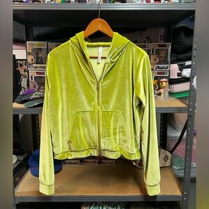 Fabletics Donna Velour Zip Up Hoodie